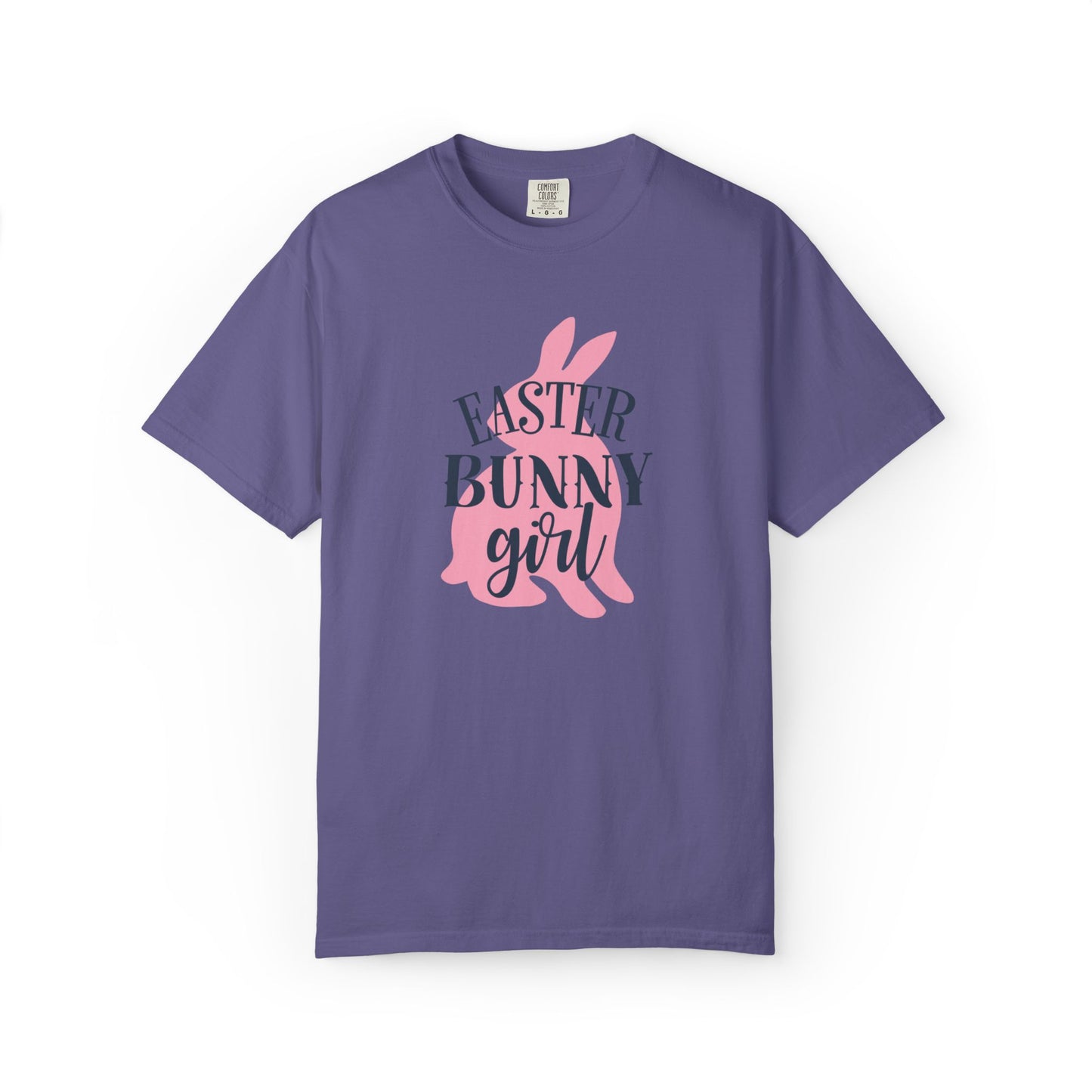 Easter Bunny Girl Holy Week Celebration Spring Festival Tee Christian Holiday Excitement Eggs Good Friday  Unisex Heavy Cotton T-Shirt
