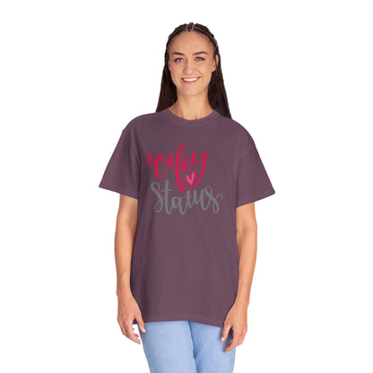 Wifey Status Loyal Tee Fun-loving Elegant Captivating Graceful Amazing Unisex Heavy Cotton T-Shirt