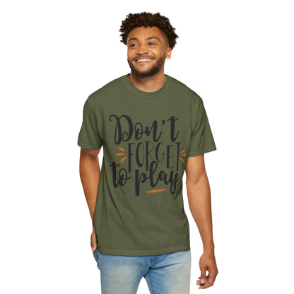 Don’t Forget To Play Warriors Tee Non-Stop Playing Gaming Obsession Unisex Heavy Cotton T-Shirt