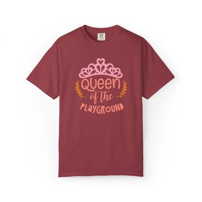 Queen Of The Playground Playtime Learning Objectives Early Toddlers Tee Childhood Development Unisex Heavy Cotton T-Shirt