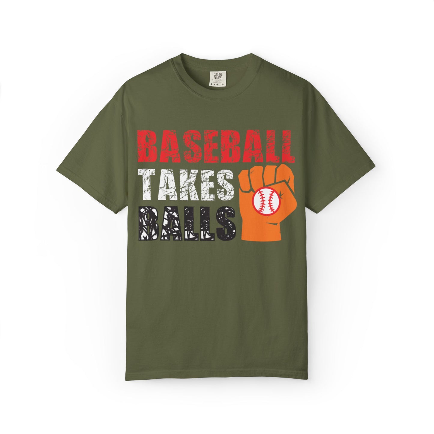 Baseball Takes Ball Defensive Prowess Tee Fielding Excellence Outfield Expertise Unisex Heavy Cotton T-Shirt