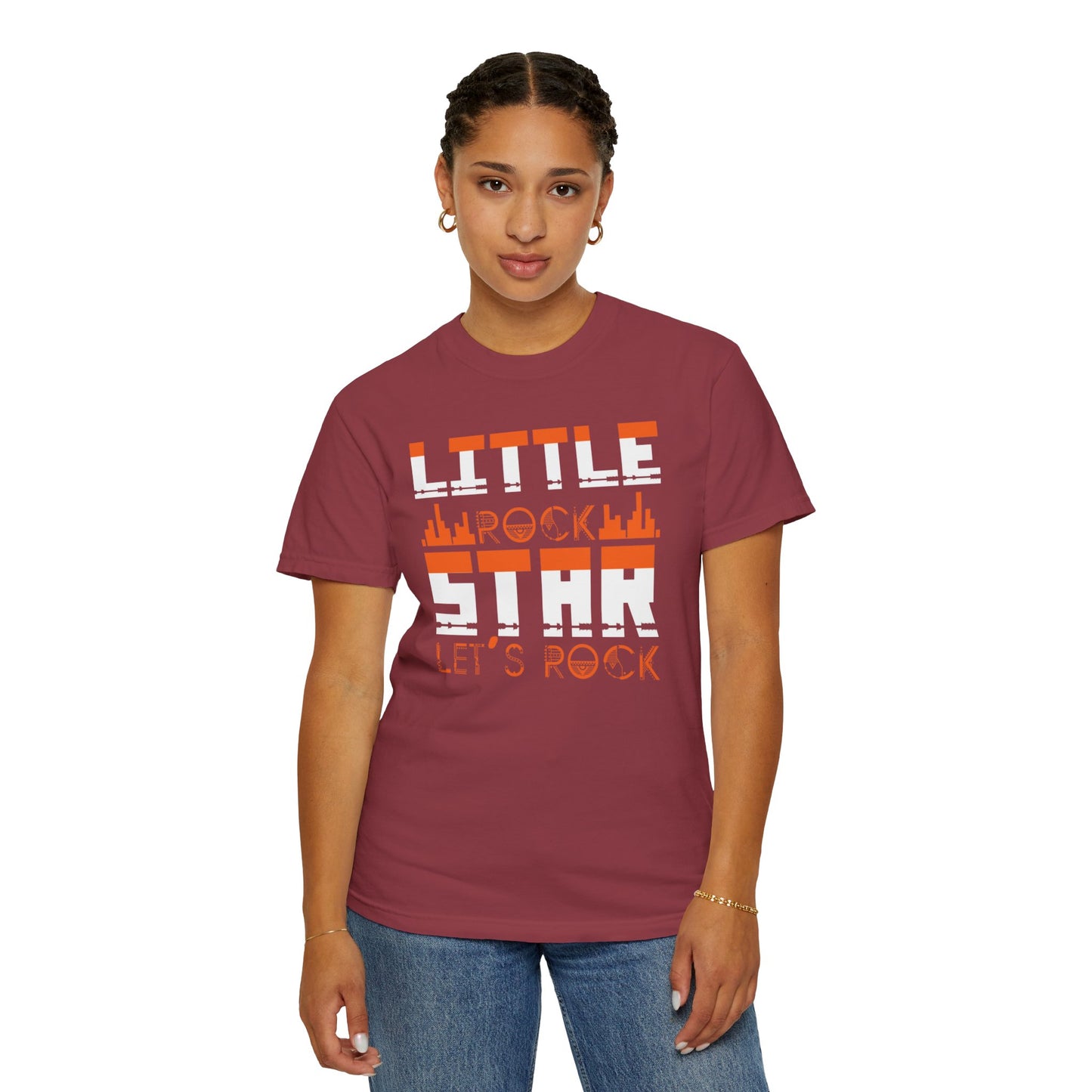 Thrilling Little Rock Star Born To Rock Rock And Roll Passion Rocker At Heart Rock Enthusiasm Unisex Heavy Cotton T-Shirt