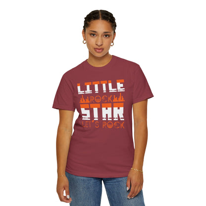 Thrilling Little Rock Star Born To Rock Rock And Roll Passion Rocker At Heart Rock Enthusiasm Unisex Heavy Cotton T-Shirt