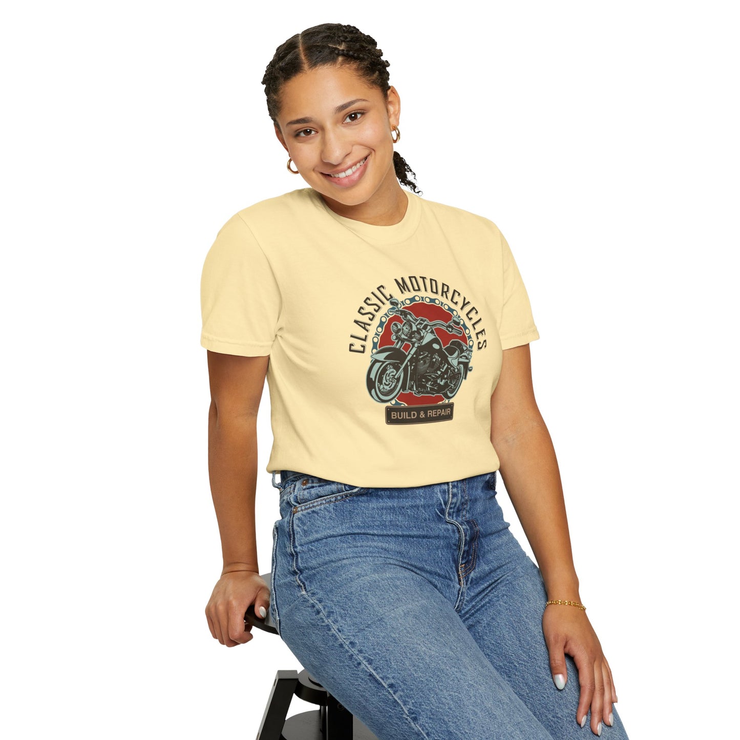 Classic Motorcycles Custom Engine Club Motorbike Lovers Trendy Tee High-speed Rider Adventure Racer Unisex Heavy Cotton T-Shirt