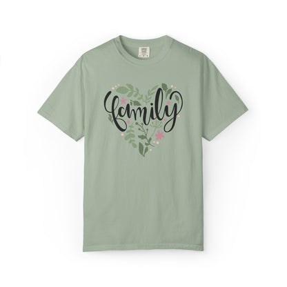 Family Trendy Tee Hug Rainbow Passion Unconditional Soulful Connection Siblings Love Parents Unisex Heavy Cotton T-Shirt