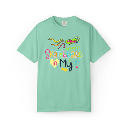 Skateboard In My Life Skater Competitions Boarding Fitness Tee Unisex Heavy Cotton T-Shirt