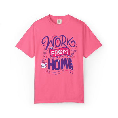 Work From Home Internet Connectivity Remote Work Benefits Virtual Meetings Tee Collaboration Tools Unisex Heavy Cotton T-Shirt