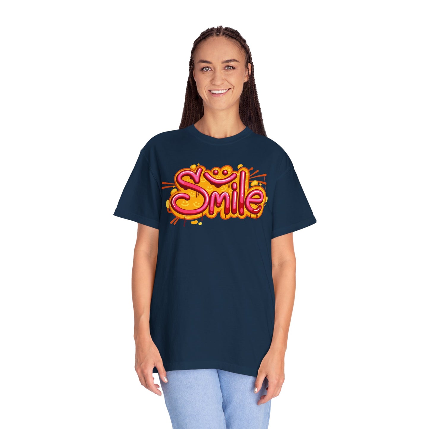 Smile Unisex Garment-Dyed T-shirt