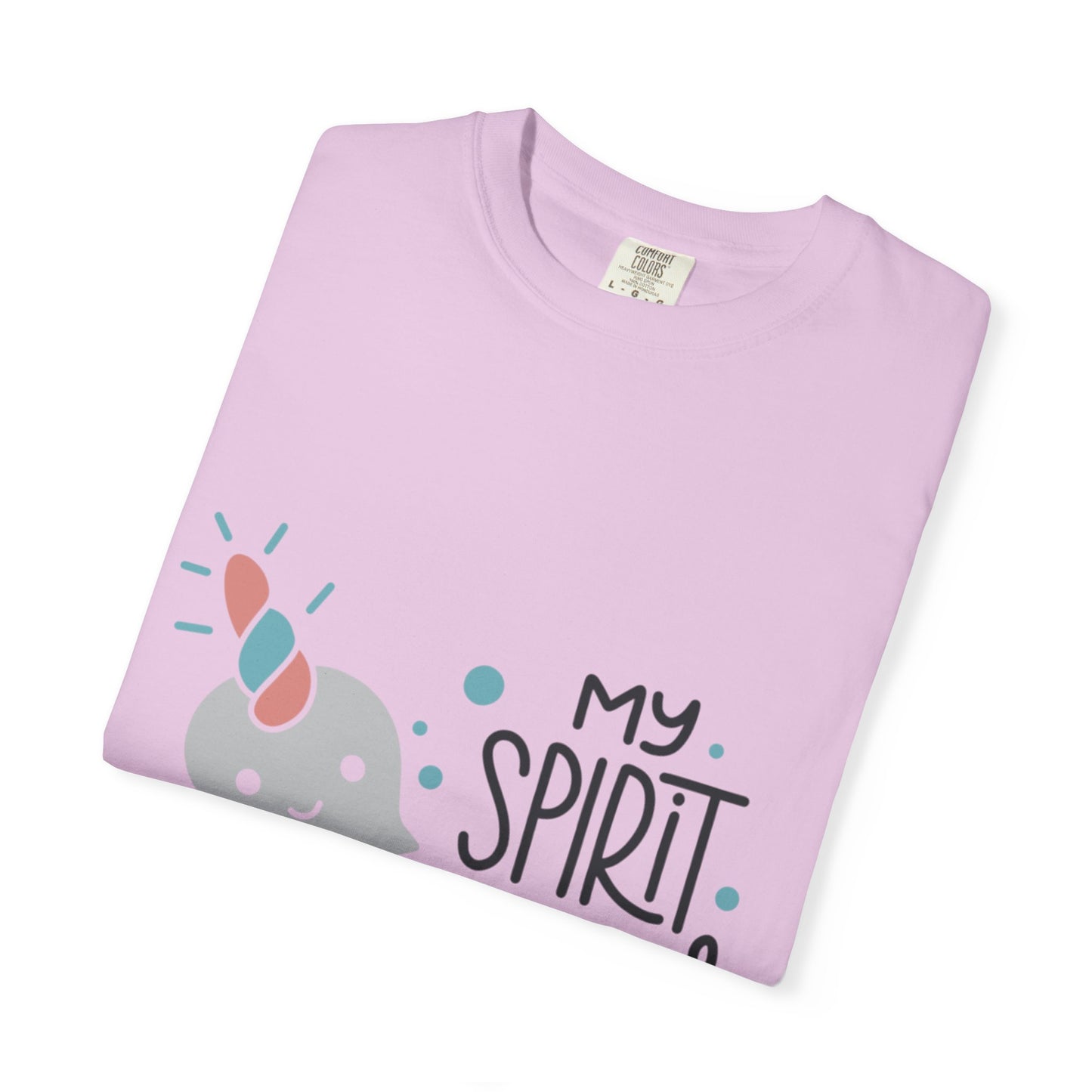 My Spirit Animal Is a Narwhal Unicorn Of The Sea Tusk Tee Inuit Culture Migration Unisex Heavy Cotton T-Shirt