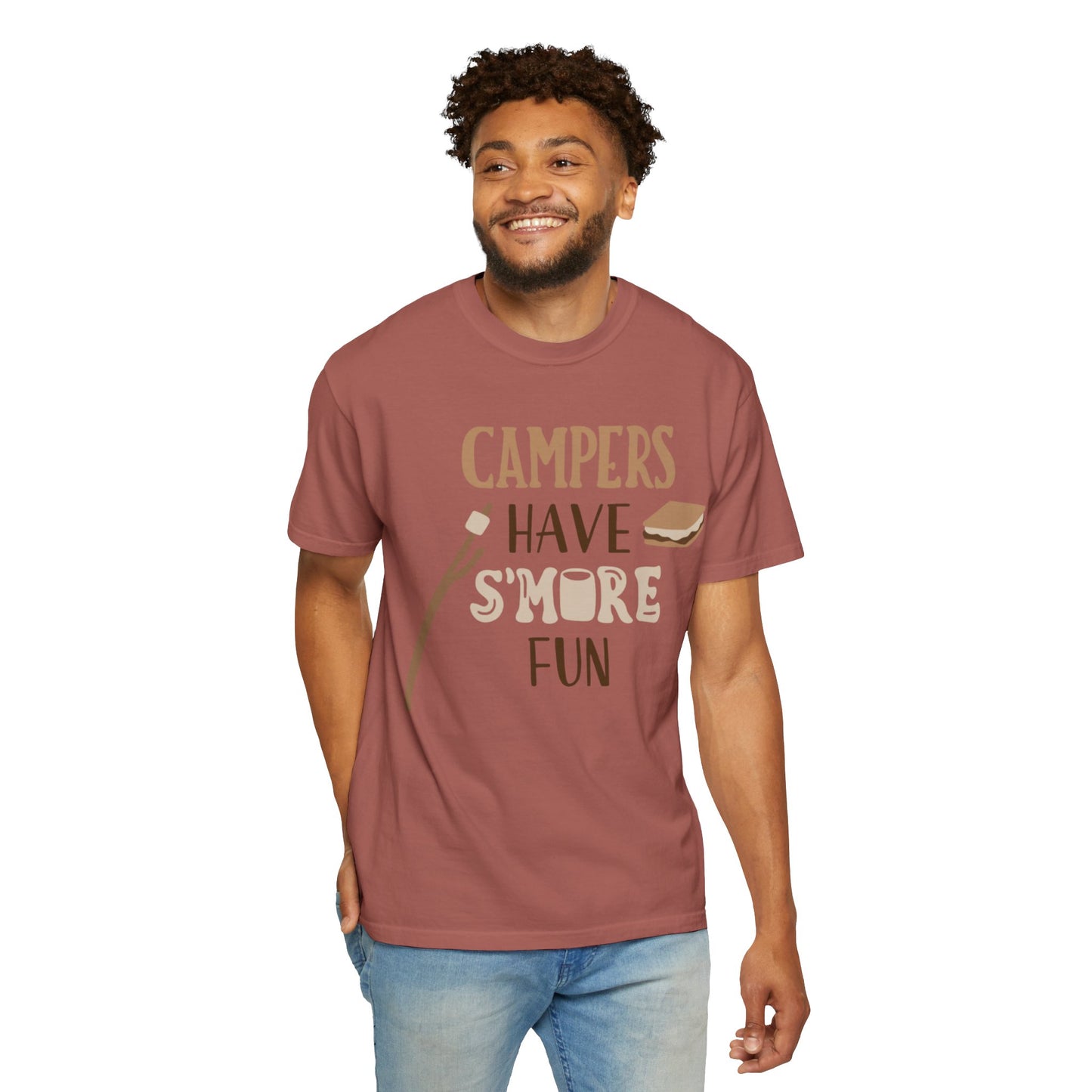 Campers Adventure Mountain Tee Belays Ropes Fun Activities Unisex Heavy Cotton T-Shirt