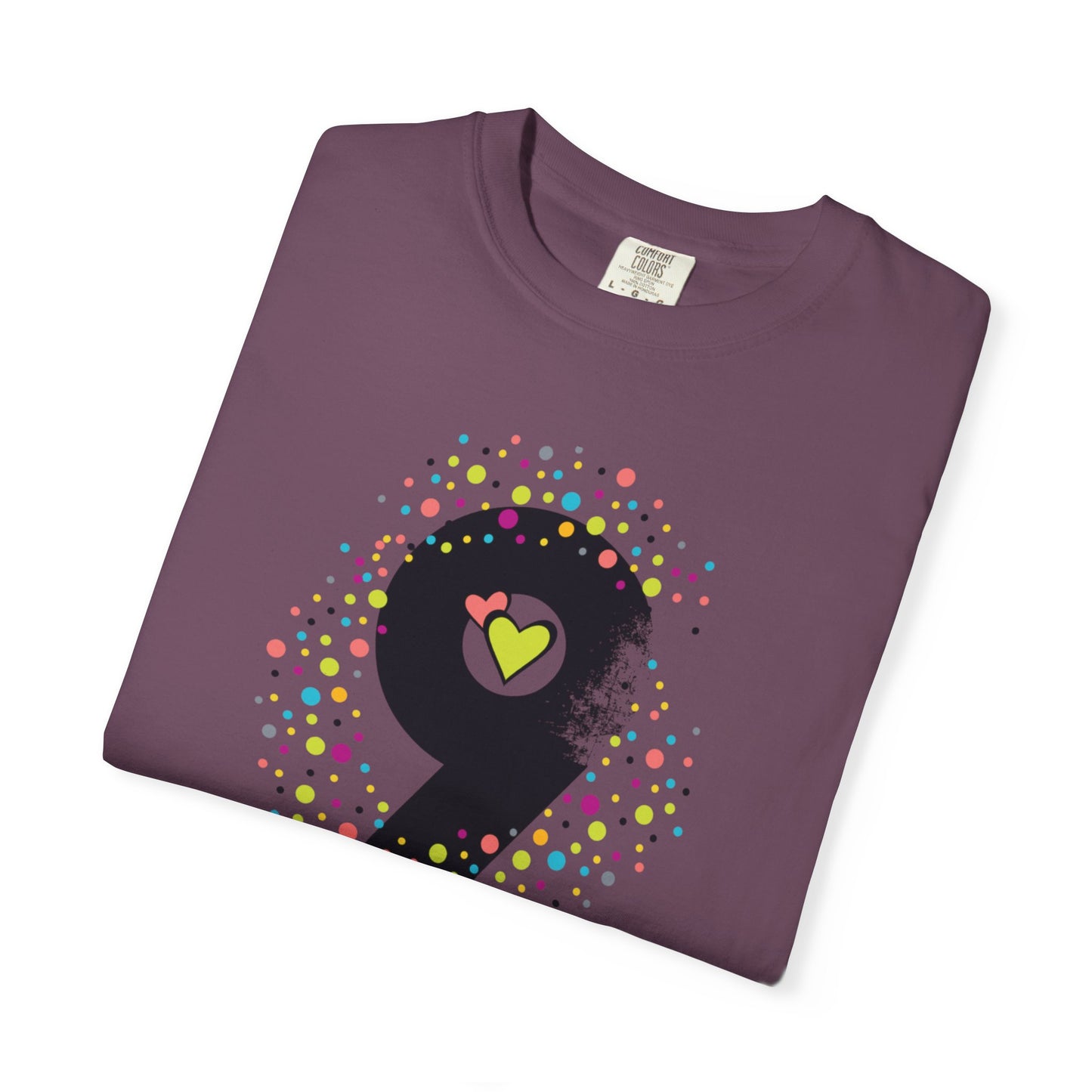 9 Nine Number Flowers Heartwarming Lovely Trendy Tee Sweet Charismatic Beautiful Fragrance Rose Unisex Heavy Cotton T-Shirt