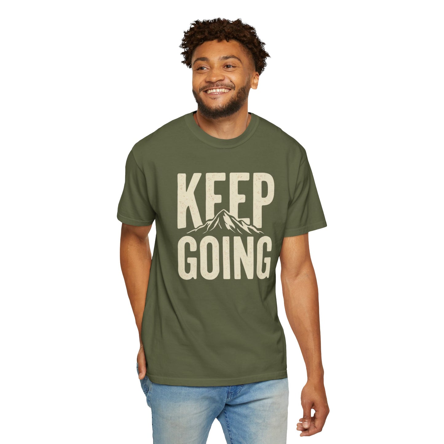 Keep Going - Unisex Garment-Dyed T-shirt
