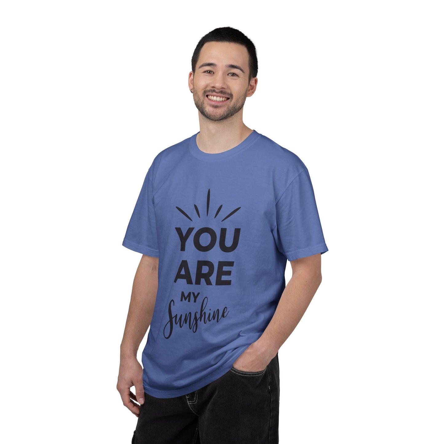 You Are My Sunshine Lovers Tee Hug Rainbow Passion Unconditional Soulful Connection Unisex Heavy Cotton T-Shirt
