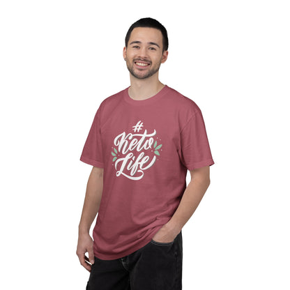 Keto Life Low-Carb Vegetables Tee Moderate Protein Fat Adaptation Intermittent Fasting Unisex Heavy Cotton T-Shirt