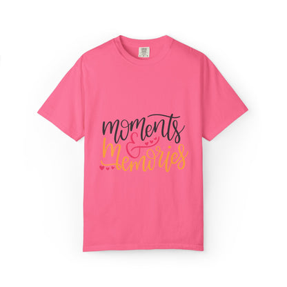 Moments & Memories Chapters Of Life Precious Moments Tee Recollections Meaningful Experiences Nostalgia  Unisex Heavy Cotton T-Shirt