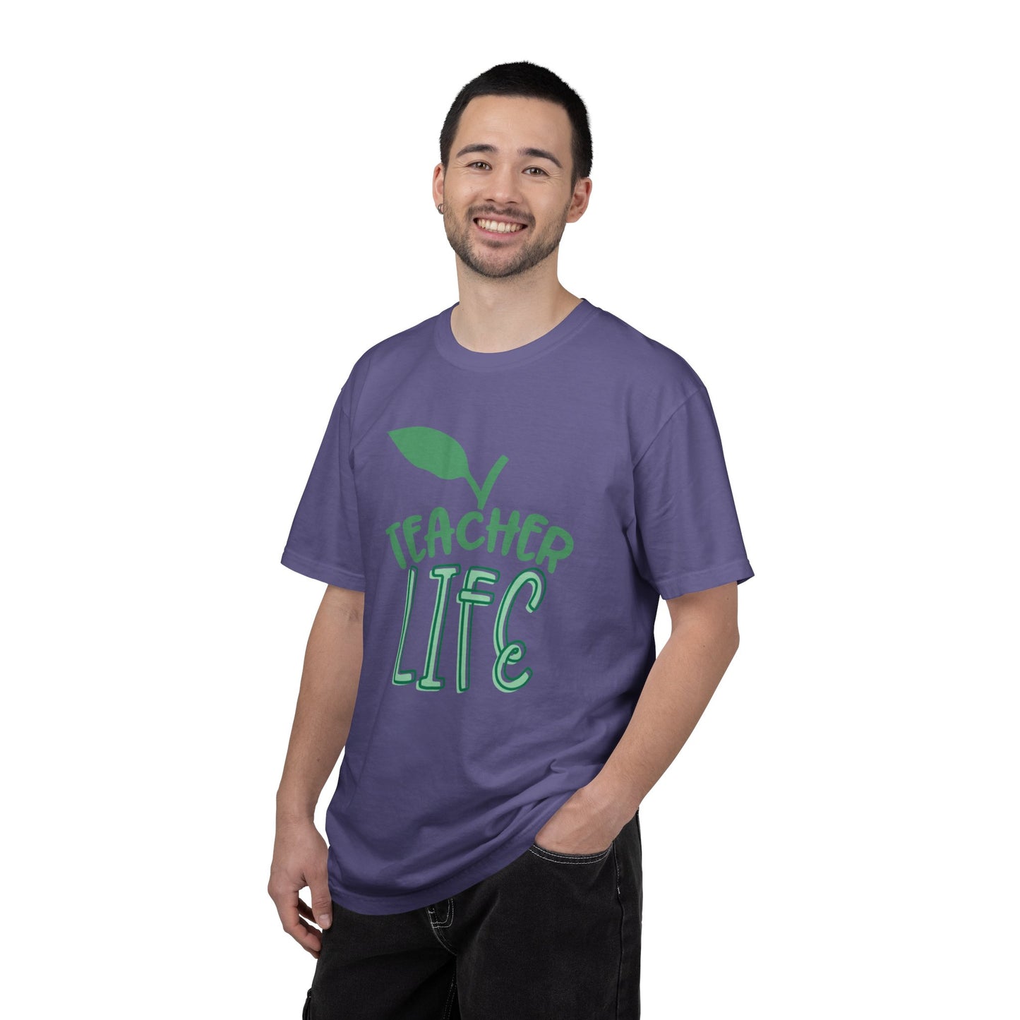 Teacher Life Role Model Supportive Learning Positive Reinforcement Moral Values Unisex Heavy Cotton T-Shirt