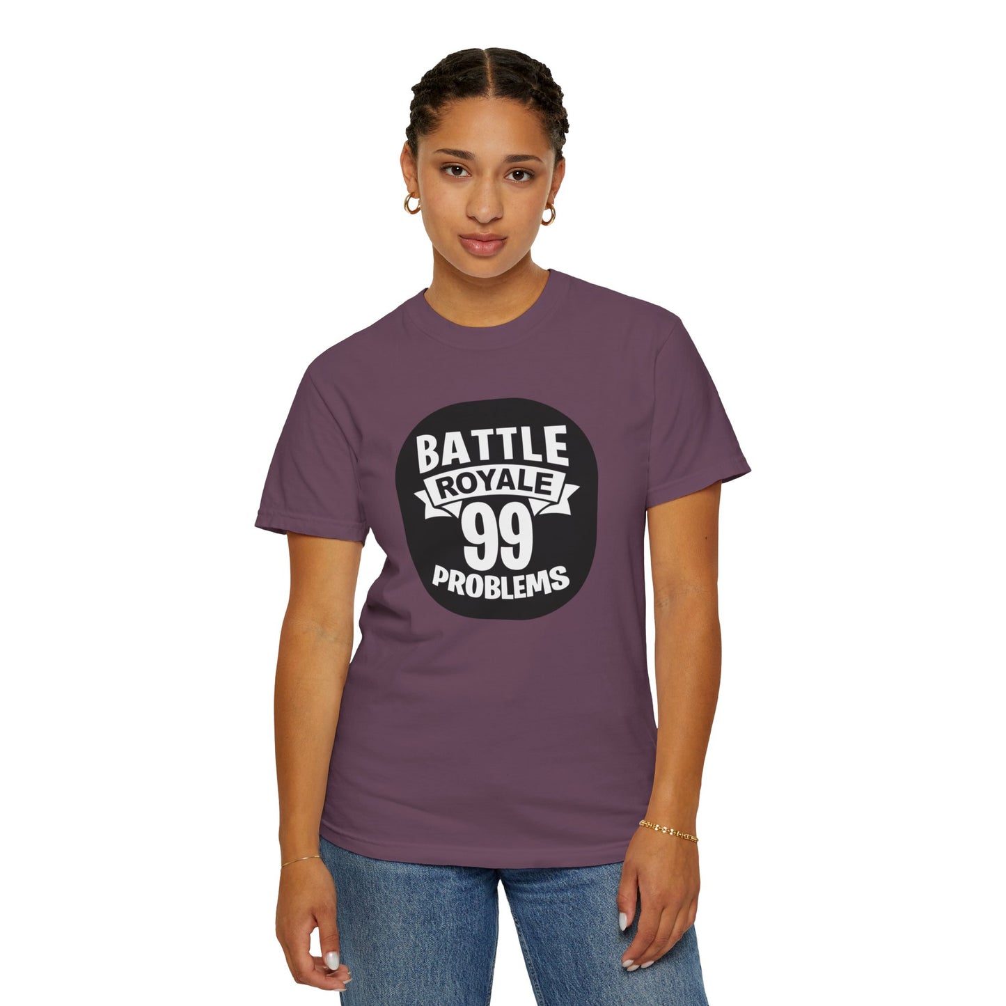 Battle Royal Multiplayer Madness Tee Thrilling Elimination High-Stakes Combat Unisex Heavy Cotton T-Shirt