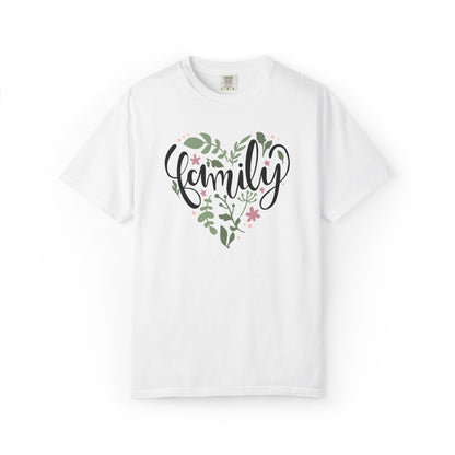 Family Trendy Tee Hug Rainbow Passion Unconditional Soulful Connection Siblings Love Parents Unisex Heavy Cotton T-Shirt