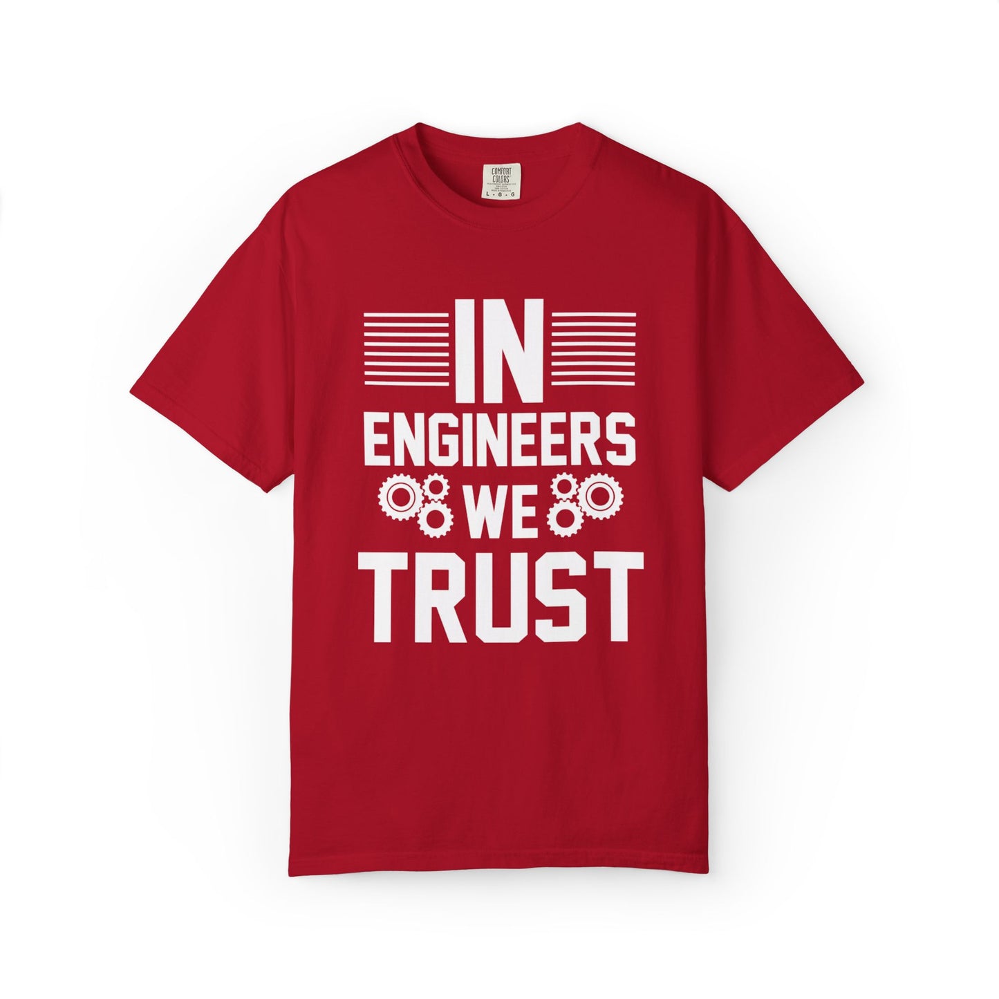In Engineers We Trust Critical Thinking Problem-Solving Sarcastic Adaptability Unisex Heavy Cotton T-Shirt