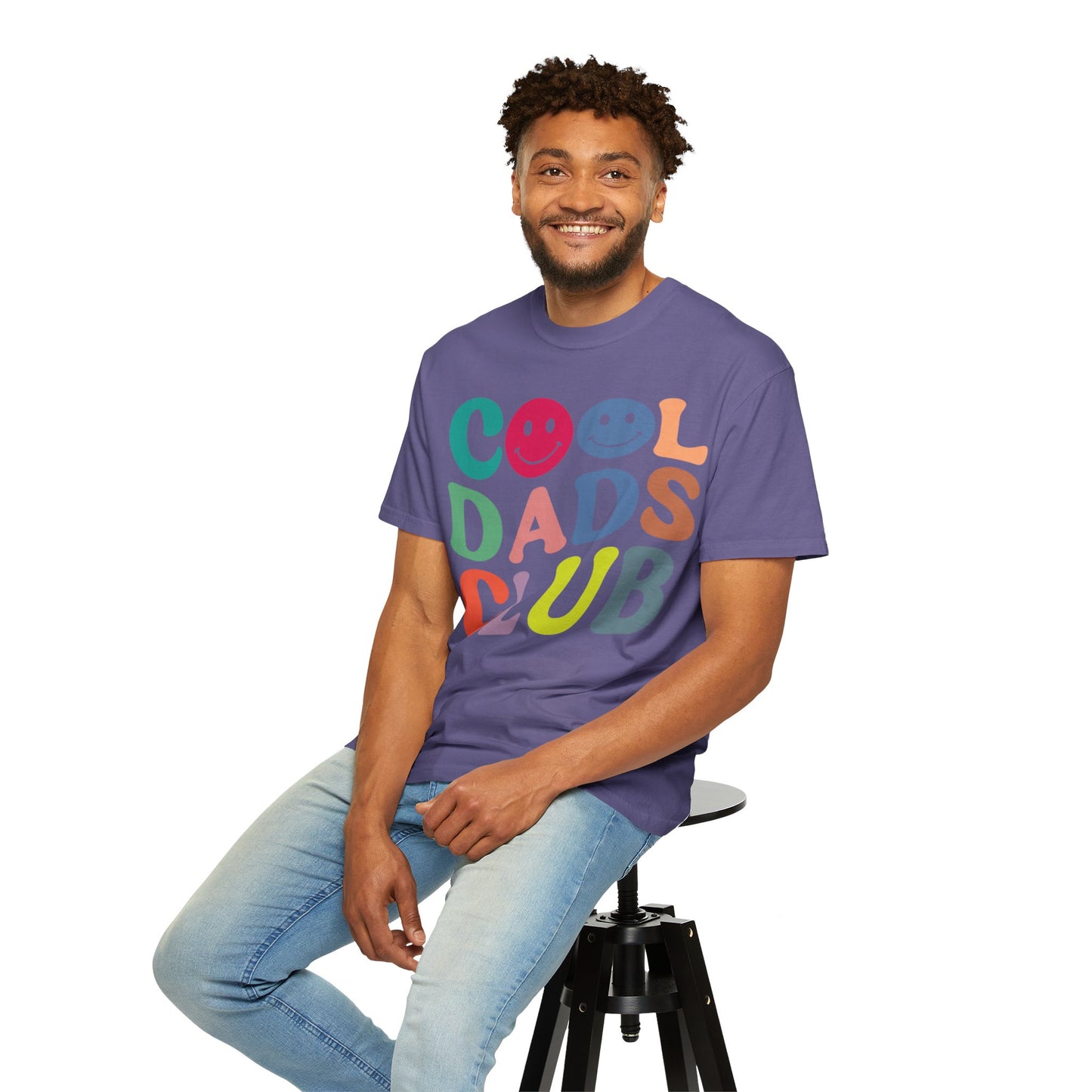 Funny Cool Dad Club Fatherhood Sarcastic Father’s Pride Dad Life Daddy Diaries Unisex Heavy Cotton T-Shirt