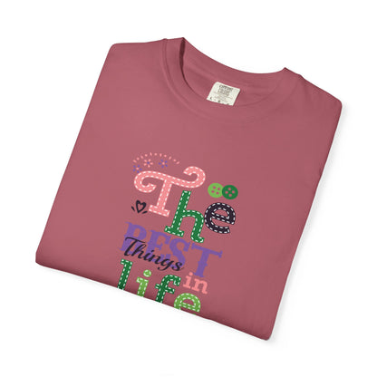 The Best Things In Life Aren’t Things Encouragement Self-belief Tee Moral Support Hopefulness Positivity People Unisex Heavy Cotton T-Shirt