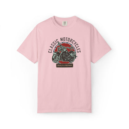 Classic Motorcycles Custom Engine Club Motorbike Lovers Trendy Tee High-speed Rider Adventure Racer Unisex Heavy Cotton T-Shirt
