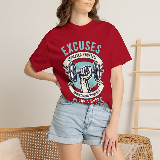 100% cotton (fiber content may vary for different colors) Medium fabric (5.3 oz/yd² (180 g/m²)) Dedicated Yourself To Becoming Your Best Don’t Burn Calories Unisex Heavy Cotton T-Shirt