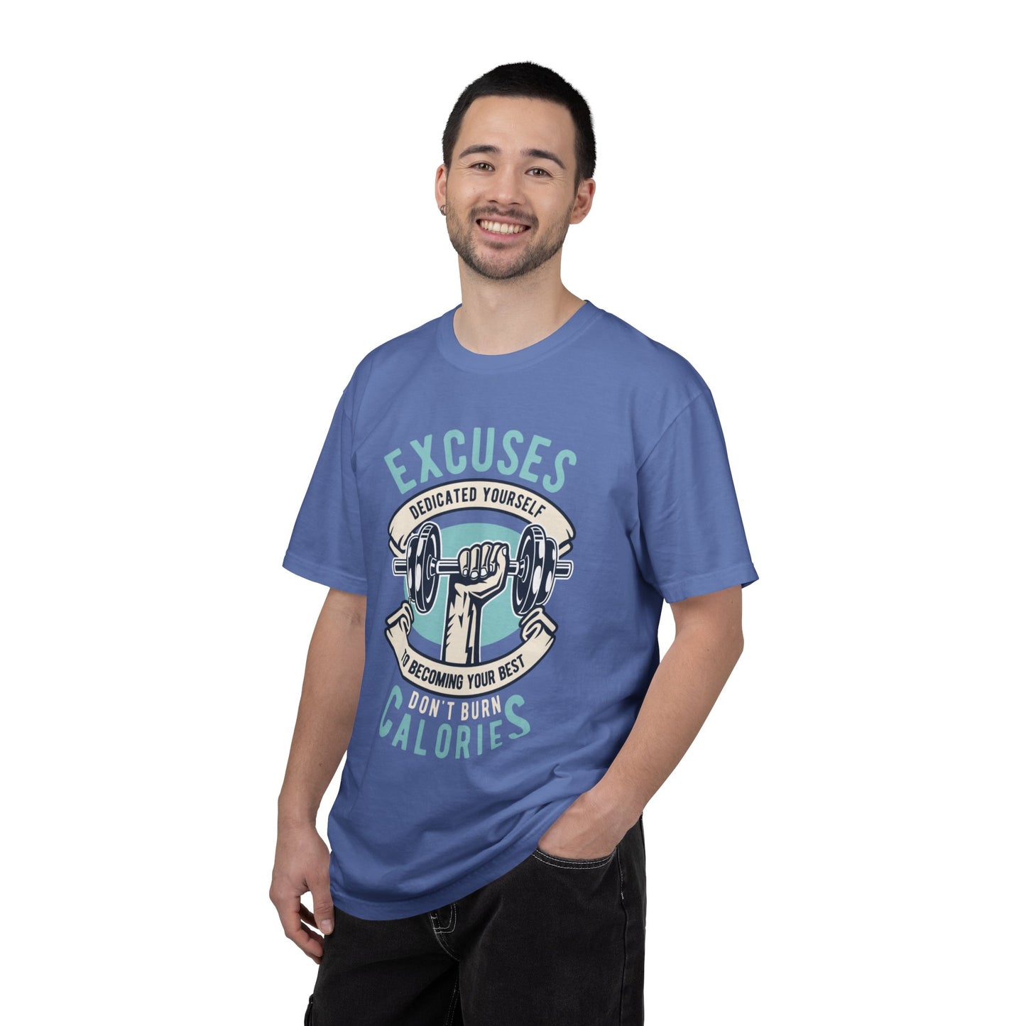 Don’t Burn Calories Body Building Goal Setting Will Power Achievement Tee Unisex Heavy Cotton T-Shirt