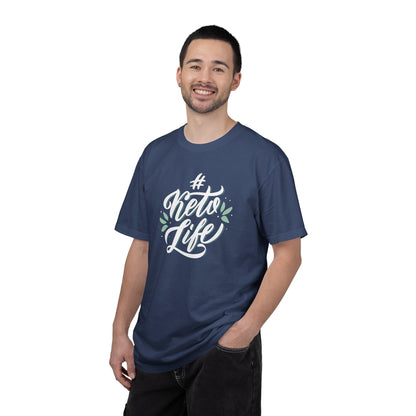 Keto Life Low-Carb Vegetables Tee Moderate Protein Fat Adaptation Intermittent Fasting Unisex Heavy Cotton T-Shirt
