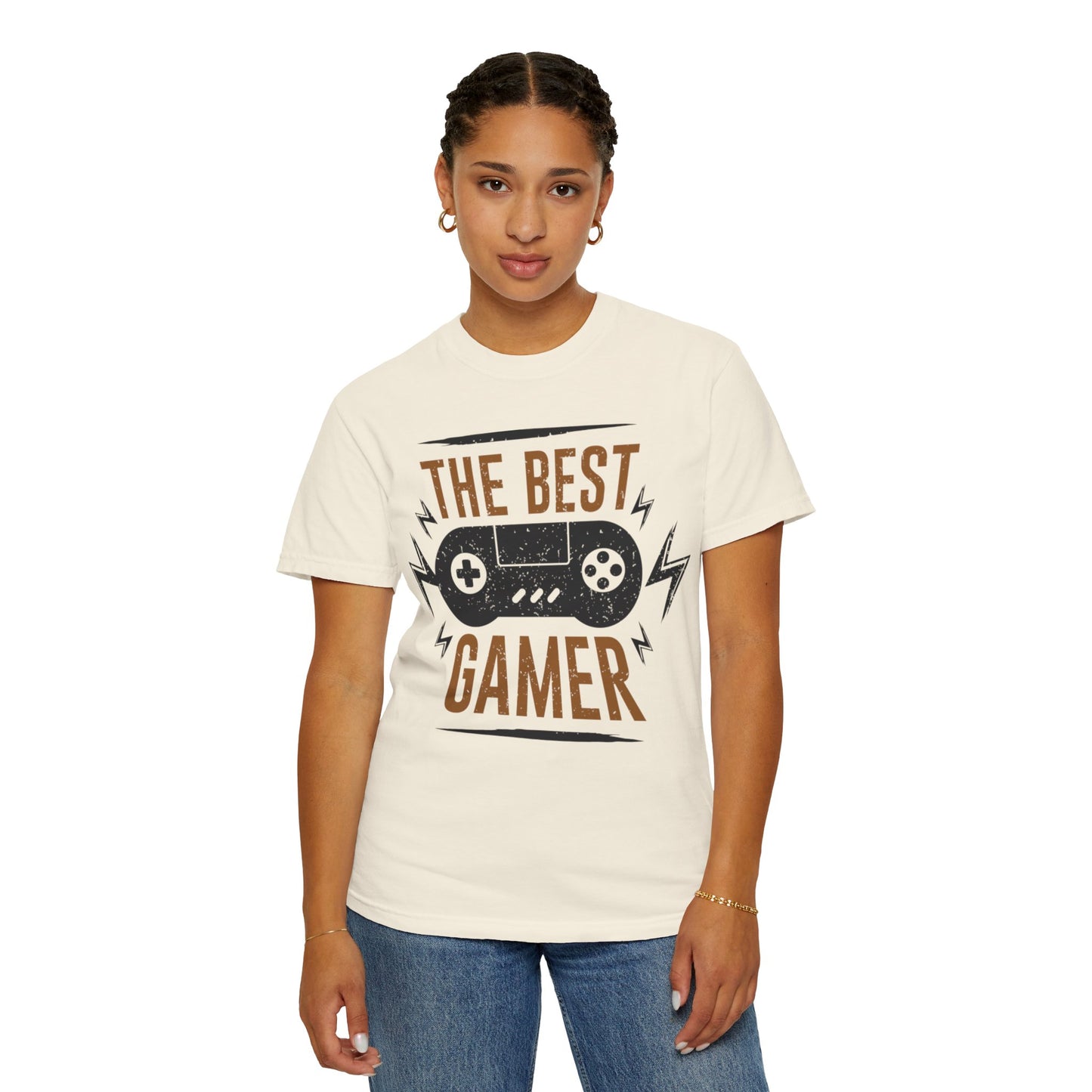The Best Gamer Warriors Tee Non-Stop Playing Gaming Obsession Unisex Heavy Cotton T-Shirt