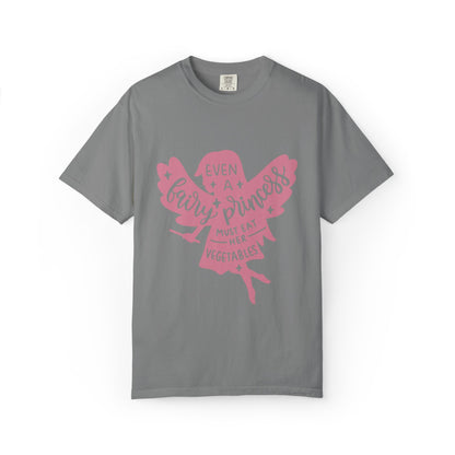 Even A Fairy Princess Must Eat Her Vegetables Parenting Advice Tee Healthy Eating Balanced Diet Unisex Heavy Cotton T-Shirt