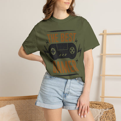 The Best Gamer Warriors Tee Non-Stop Playing Gaming Obsession Unisex Heavy Cotton T-Shirt