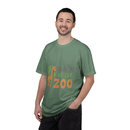 Meet Me At Zoo Wildlife Conservation Tee Animal Welfare Safari Aquarium Outreach Programs Unisex Heavy Cotton T-Shirt
