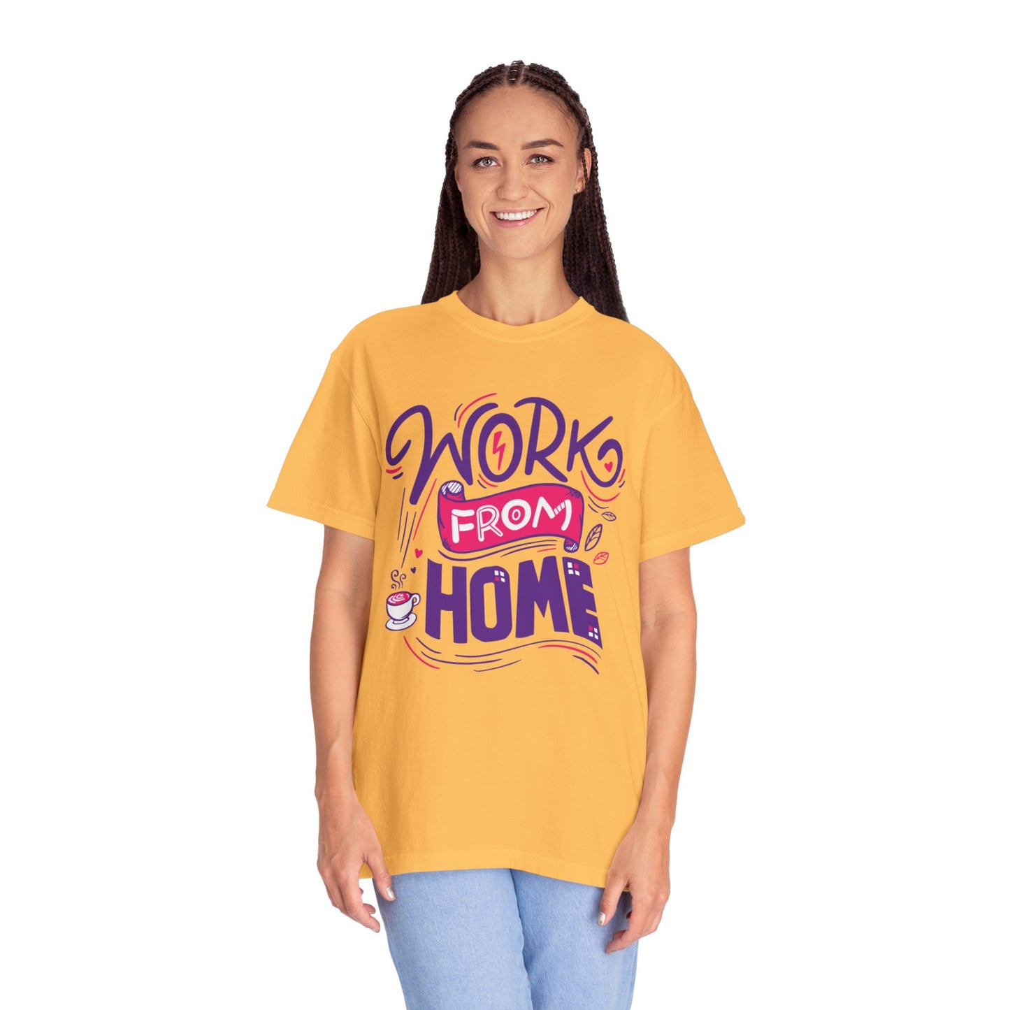 Work From Home Internet Connectivity Remote Work Benefits Virtual Meetings Tee Collaboration Tools Unisex Heavy Cotton T-Shirt