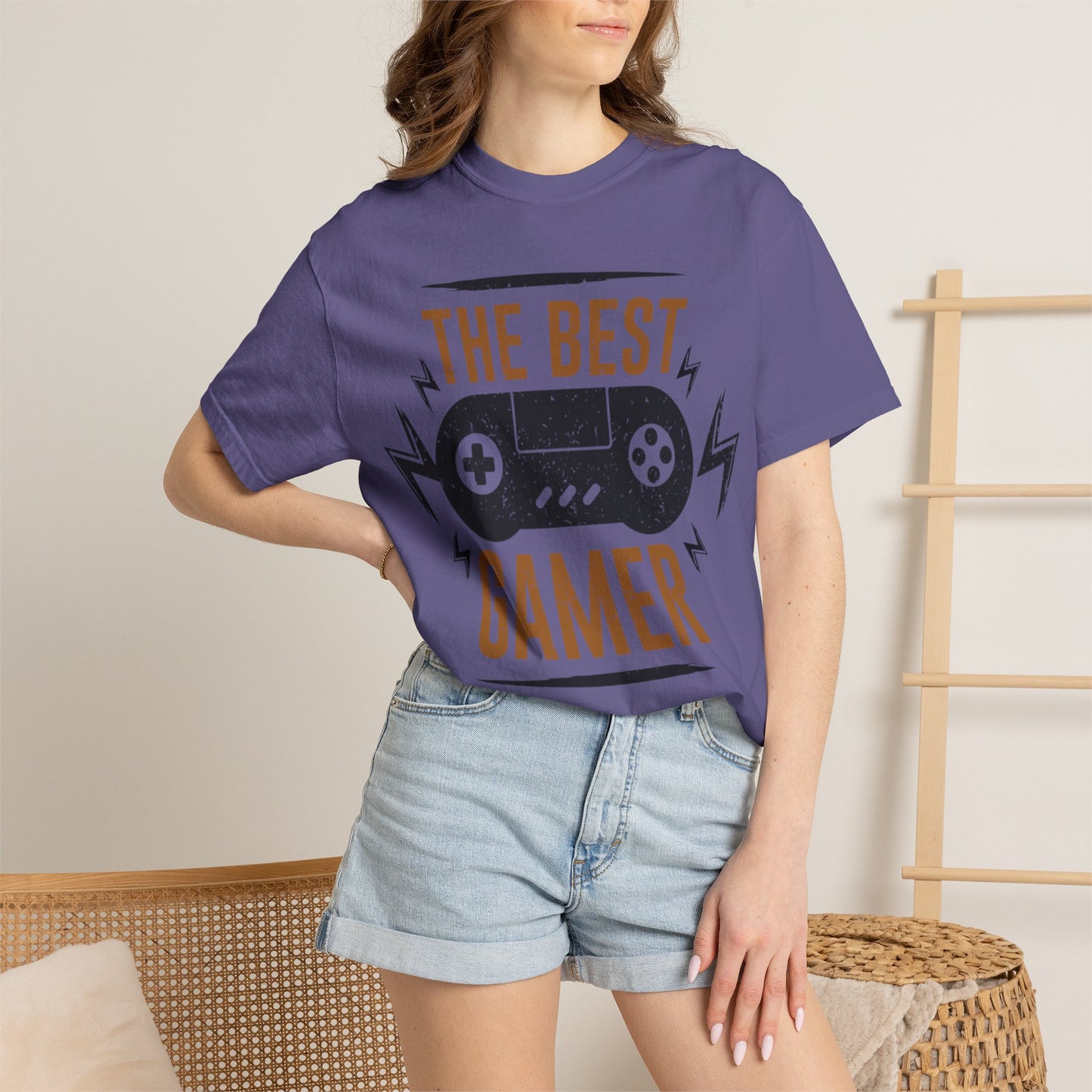 The Best Gamer Warriors Tee Non-Stop Playing Gaming Obsession Unisex Heavy Cotton T-Shirt