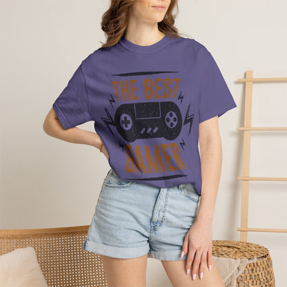 The Best Gamer Warriors Tee Non-Stop Playing Gaming Obsession Unisex Heavy Cotton T-Shirt
