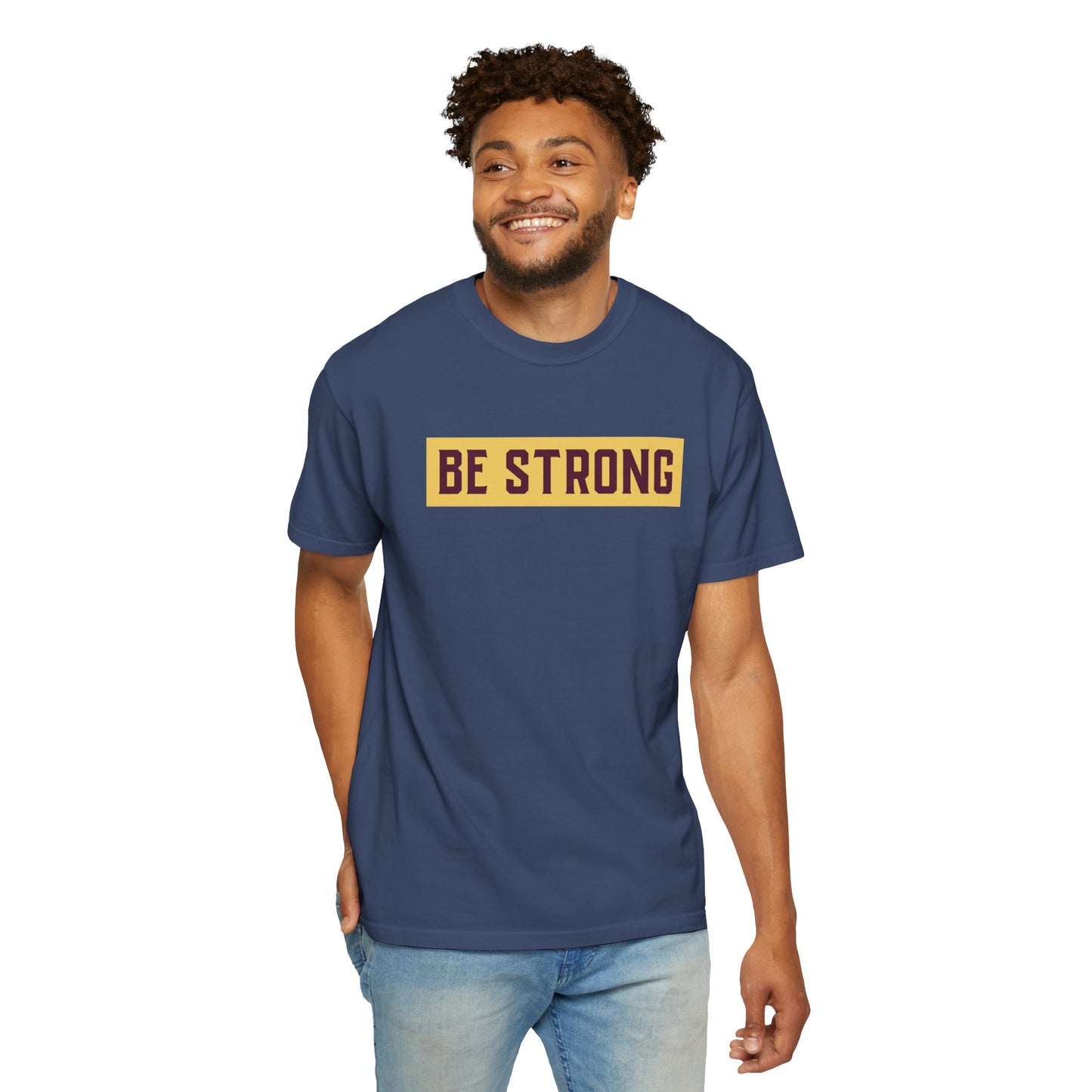 Be Strong Quotes Best Selling Unisex Heavy Cotton T-Shirt