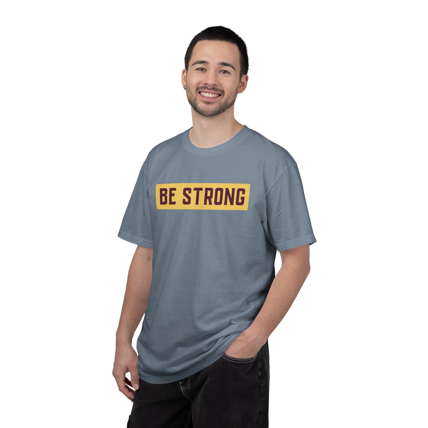 Be Strong Quotes Best Selling Unisex Heavy Cotton T-Shirt