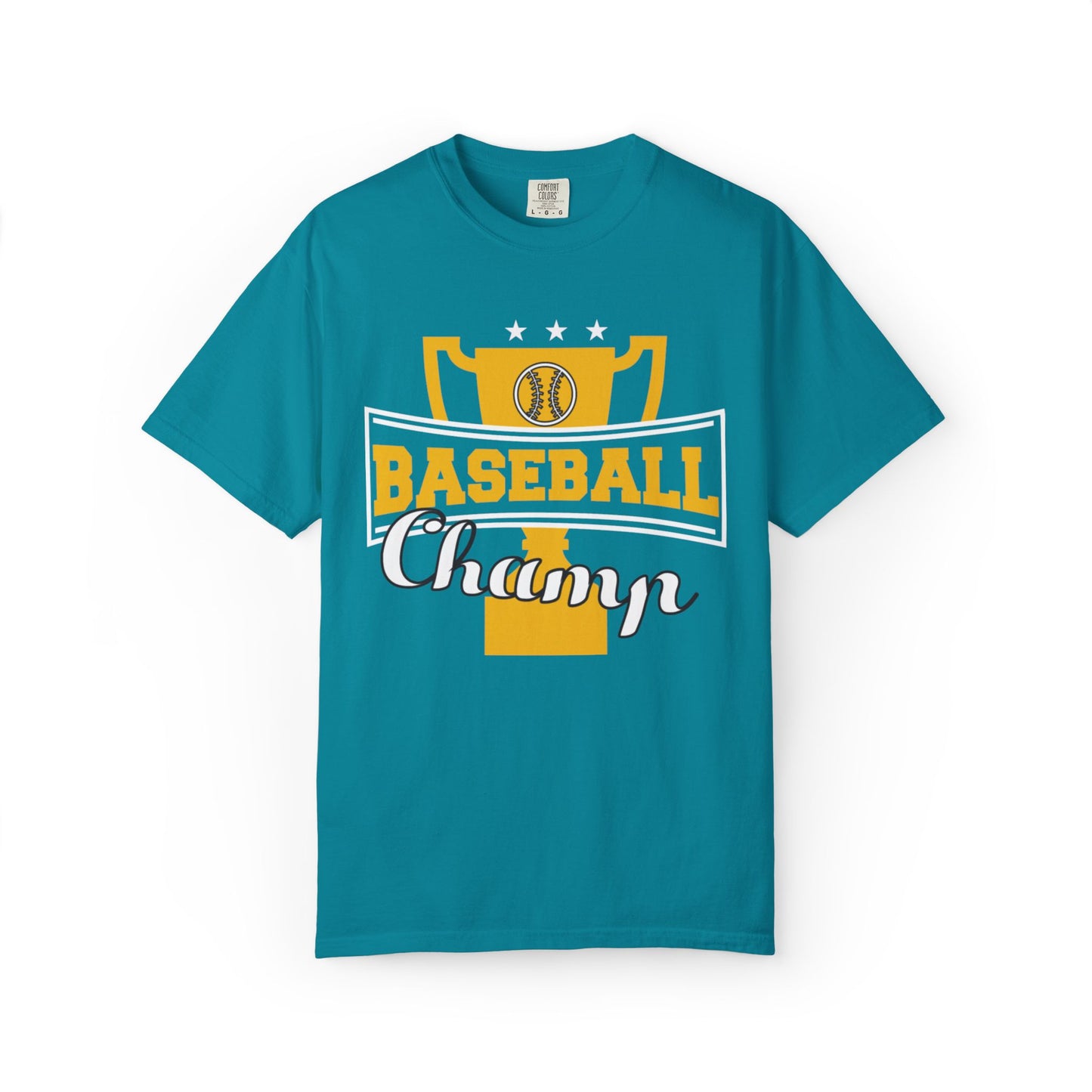 Baseball Champ Tee Bullpen Pitcher Bats League Game Sports Unisex Heavy Cotton T-Shirt