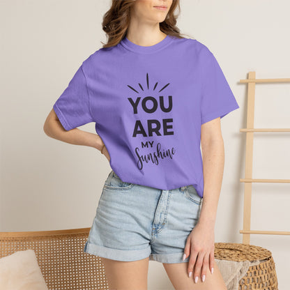 You Are My Sunshine Lovers Tee Hug Rainbow Passion Unconditional Soulful Connection Unisex Heavy Cotton T-Shirt