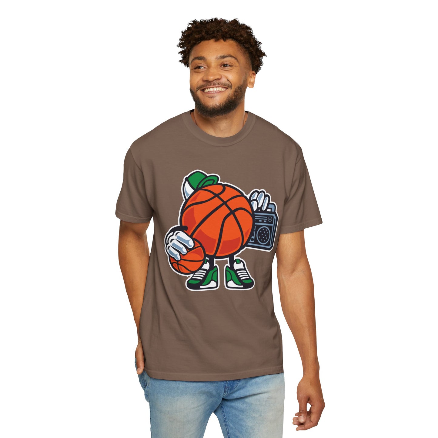 Funny Street Basketball Court King Queens Basketball Lovers Tee Slam Dunk Net Warriors Unisex Heavy Cotton T-Shirt