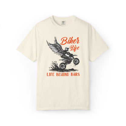 Thriller Live Behind Bars Secret Of Life Journey Over Destination Two Wheeled Adventures Unisex Heavy Cotton T-Shirt