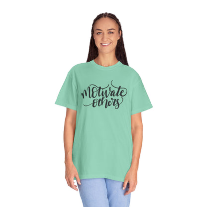 Motivate Others Leadership Inspiration Tee Positive Feedback Passion Self-Belief Professional Attitude Unisex Heavy Cotton T-Shirt