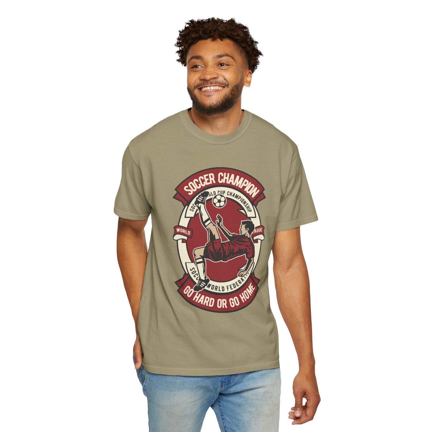 Soccer Champion Heartwarming Sweet Tee Charismatic Passion Unisex Heavy Cotton T-Shirt