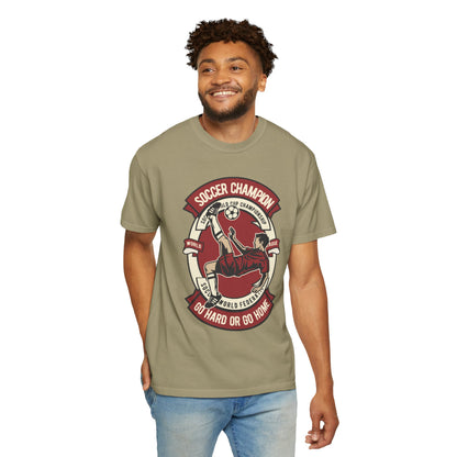 Soccer Champion Heartwarming Sweet Tee Charismatic Passion Unisex Heavy Cotton T-Shirt