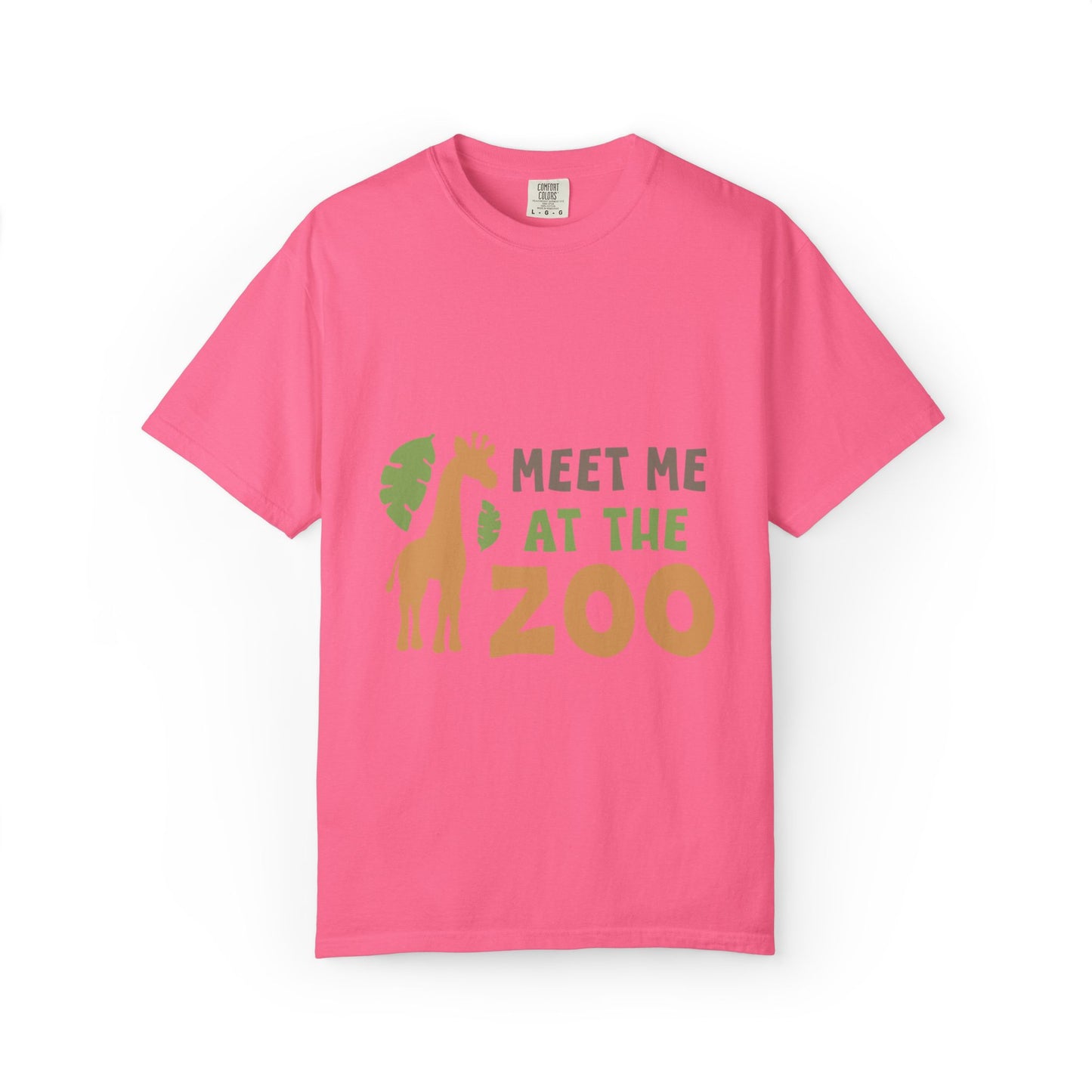 Meet Me At Zoo Wildlife Conservation Tee Animal Welfare Safari Aquarium Outreach Programs Unisex Heavy Cotton T-Shirt