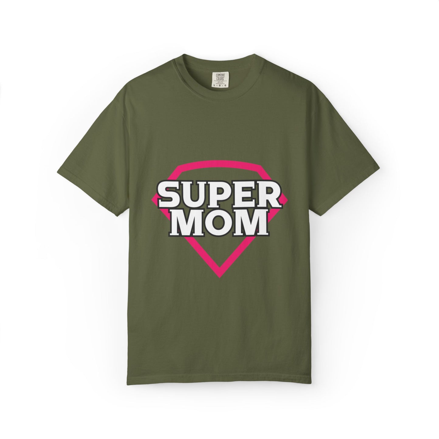 Cute Super Mom Motherhood Mama Love Master Multitasker Life Giver Wonder Woman Unisex Heavy Cotton T-Shirt