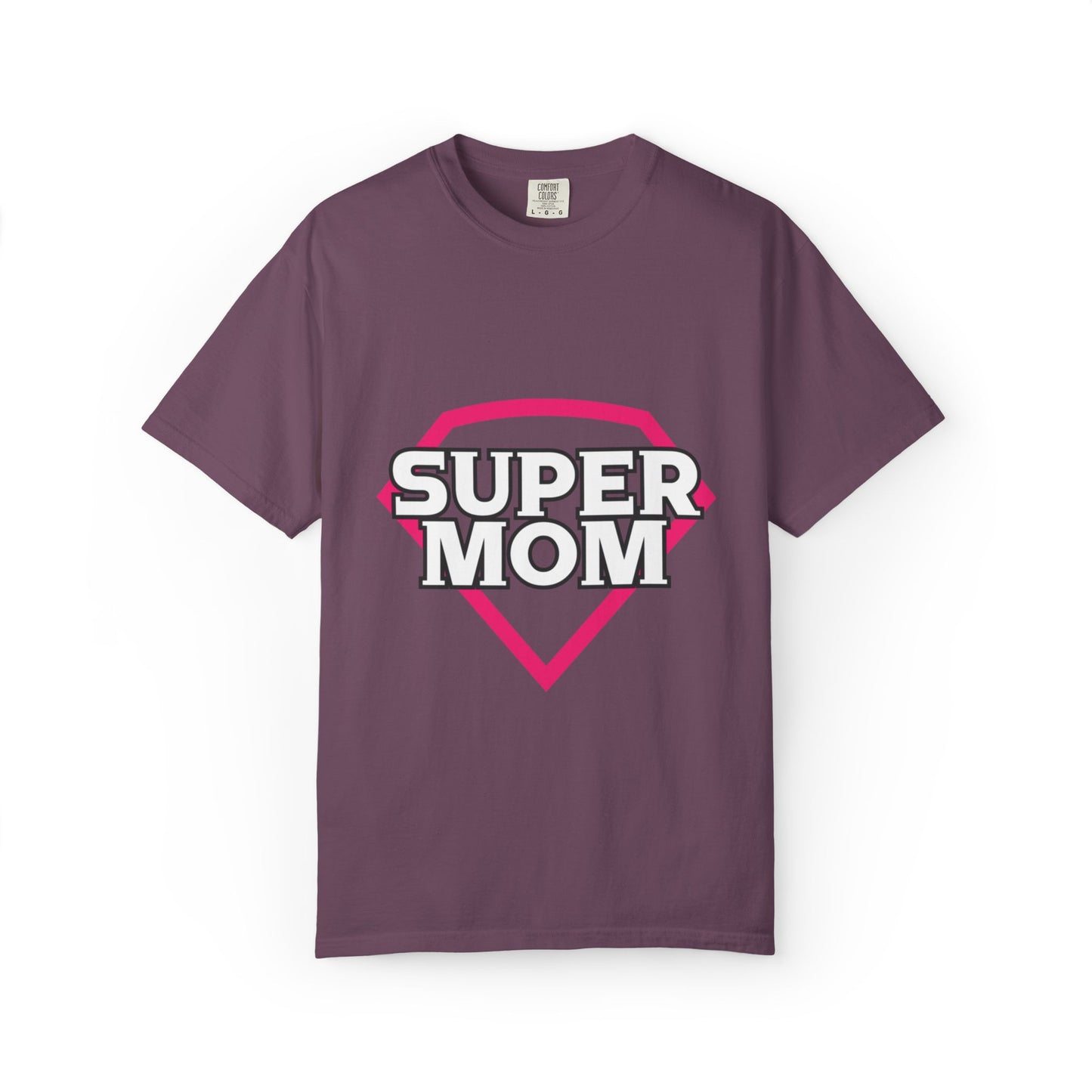 Cute Super Mom Motherhood Mama Love Master Multitasker Life Giver Wonder Woman Unisex Heavy Cotton T-Shirt