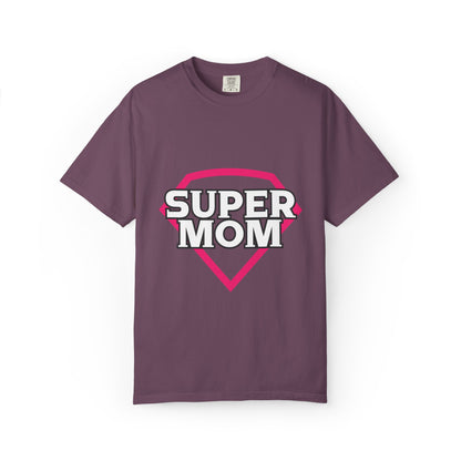 Cute Super Mom Motherhood Mama Love Master Multitasker Life Giver Wonder Woman Unisex Heavy Cotton T-Shirt