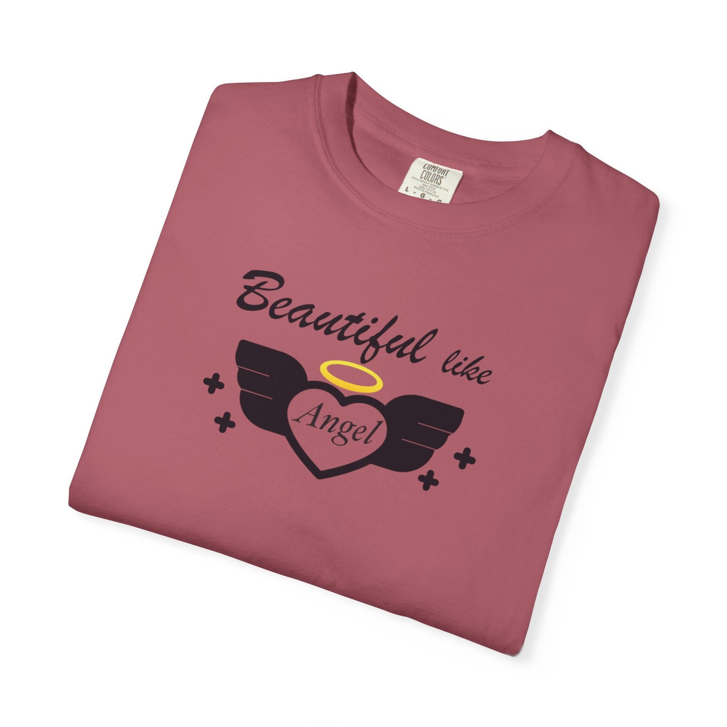 Beautiful Like Angel Politeness Tee Confidence Boost Stunning Gracefulness Unisex Heavy Cotton T-Shirt